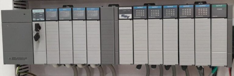 SLC 500 PLC used to upgrade to Allen Bradley Control Logix